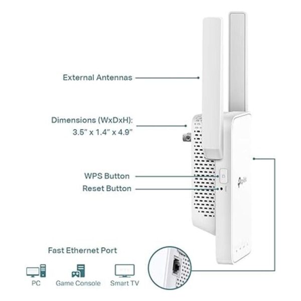 TPLink Extensor WiFi AC1200 RE315 cubre hasta 1500 pies_2