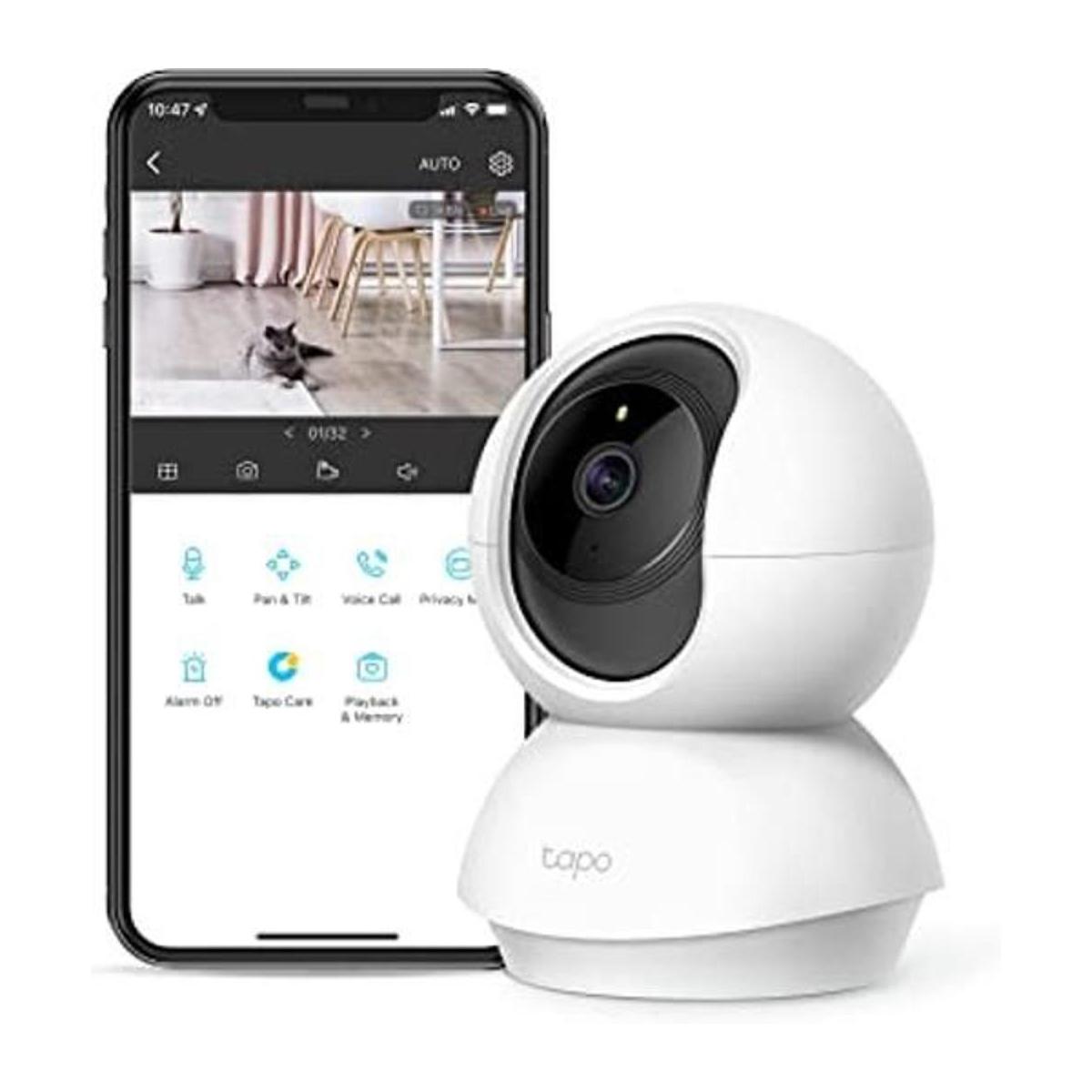 TPLink Tapo Cámara de seguridad PanTilt para monitor de