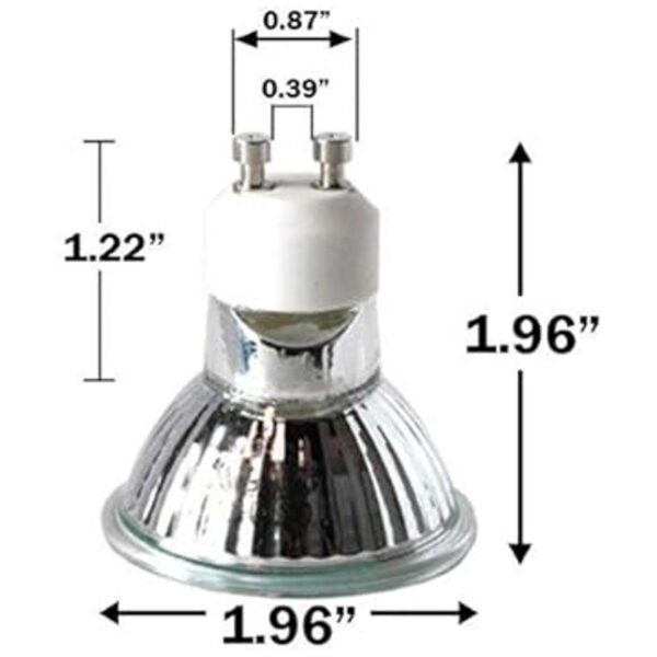 ETOPLIGHTING APL2359 Paquete de 4 bombillas halógenas_5