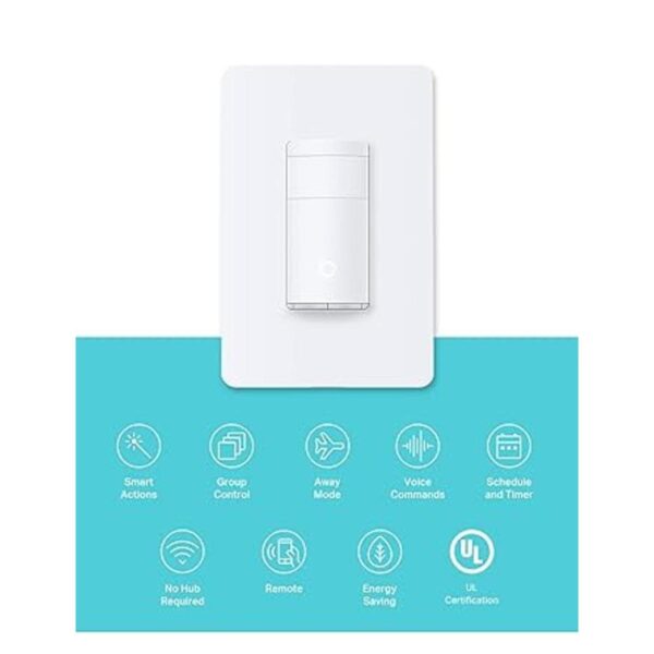 Kasa Smart Interruptor de sensor de movimiento un solo_2