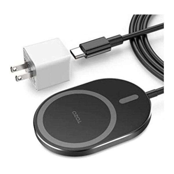 TOZO W10 Cargador inalámbrico con imanes con adaptador de_1