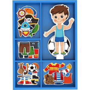 Toysters Juguete magnético de madera para disfrazarse