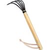Rastrillo de garra para jardineros de 15 pulgadas acero