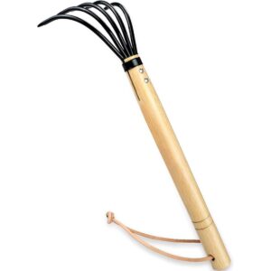 Rastrillo de garra para jardineros de 15 pulgadas acero
