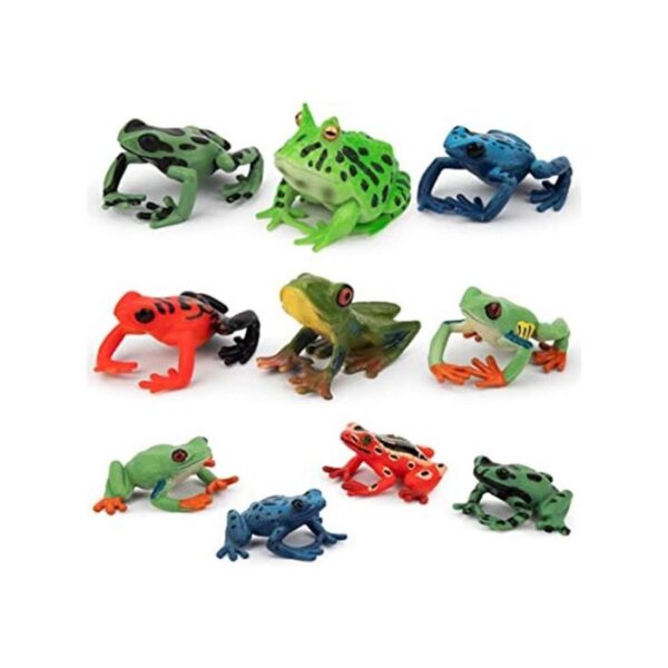 TOYMANY Figuras de juguete de rana figuras de animales_1