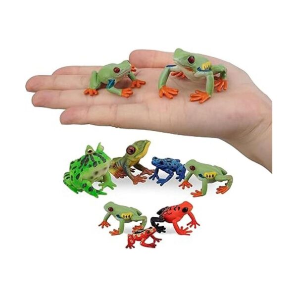 TOYMANY Figuras de juguete de rana figuras de animales_2