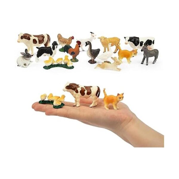Toymany Juego de 14 figuras de animales de granja de 0.6 a_2
