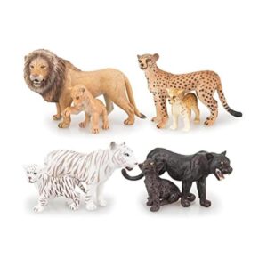 TOYMANY Juego de 8 figuras de animales de la selva de_1