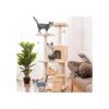 TOYMANY Juego de 8 figuras de gato grises y naranjas_3