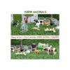 Toymany Juego de 14 figuras de animales de granja de 0.6 a_3