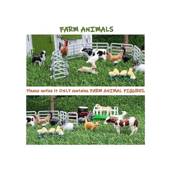 Toymany Juego de 14 figuras de animales de granja de 0.6 a_3