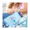TOYLI Juego de maquillaje lavable de sirena para niños