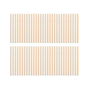 TOYANDONA 100 varillas de madera sin acabar de 4 x 15_1