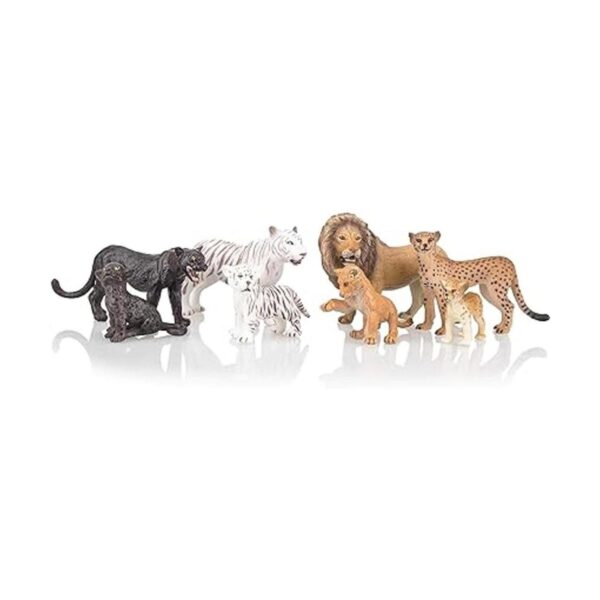 TOYMANY Juego de 8 figuras de animales de la selva de_5