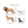 TOYMANY Juego de 8 figuras de animales de la selva de_6