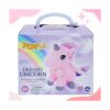 TOYLI Unicornio de peluche con jaula portadora juego de 5