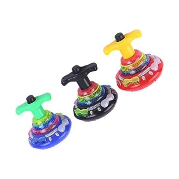 TOYANDONA 3 piezas de juguetes giratorios con luz LED_1