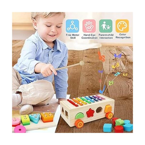 TOY Life Xilófono clasificador de formas para niños_5