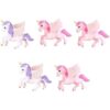 TOYANDONA 5 figuras de unicornio en miniatura de unicornio_2