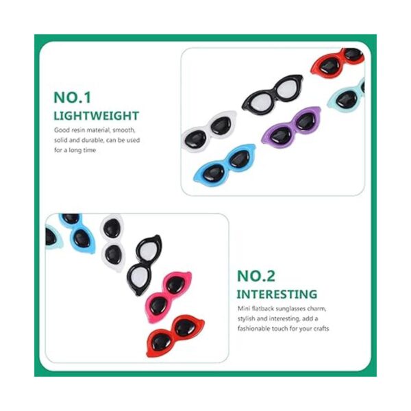 TOYANDONA Abalorio para gafas de sol 40 unidades adornos