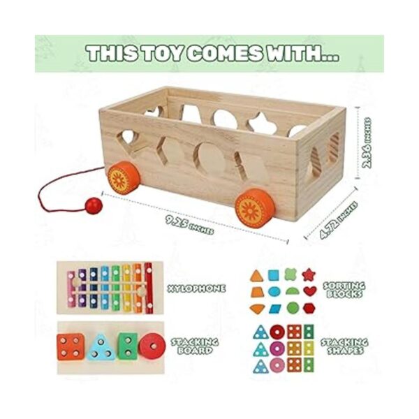 TOY Life Xilófono clasificador de formas para niños_6