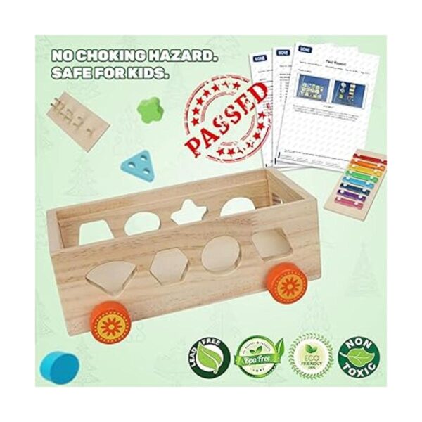 TOY Life Xilófono clasificador de formas para niños_4