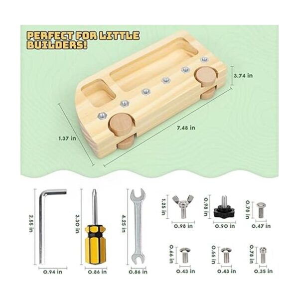 TOY Life Montessori Juego de tablero de destornilladores_6