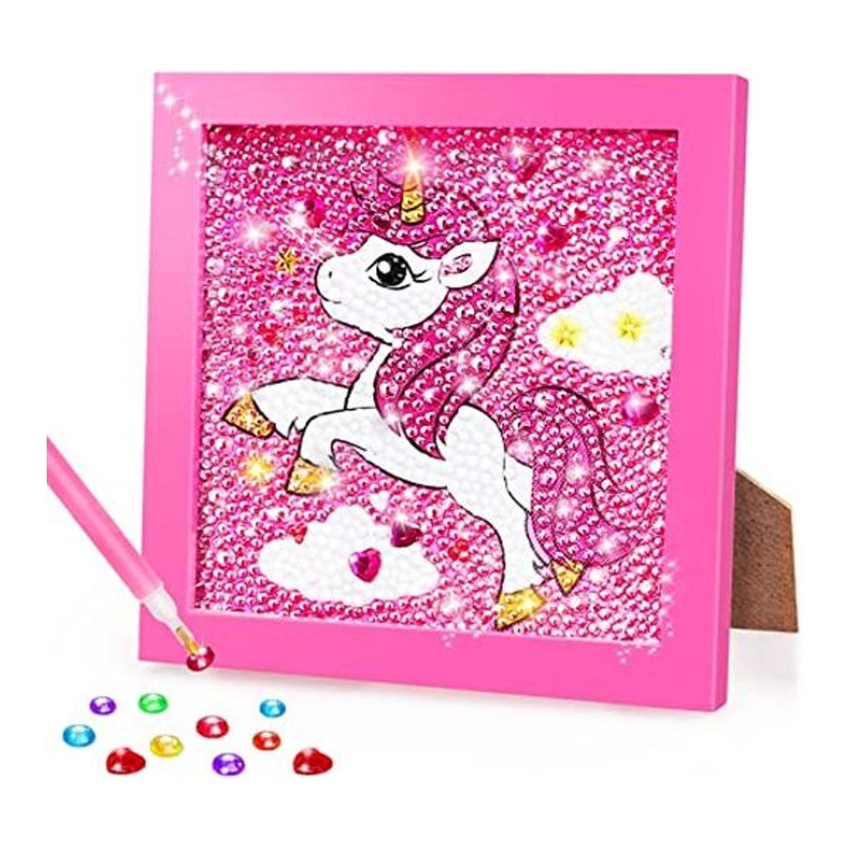 TOY Life Pintura de diamantes 5D para niños con marco de