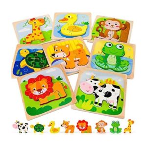 TOY Life Rompecabezas de madera para niños de 1 a 3 años_1