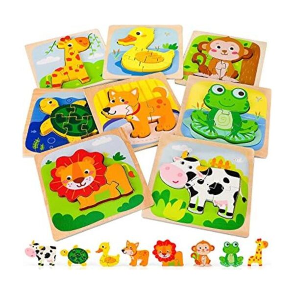 TOY Life Rompecabezas de madera para niños de 1 a 3 años_1