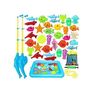 TOY Life Juego de pesca magnético para niños con bastón de_1