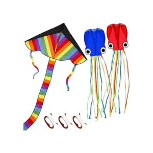 TOY Life Cometas para niños fáciles de volar paquete de 3_1