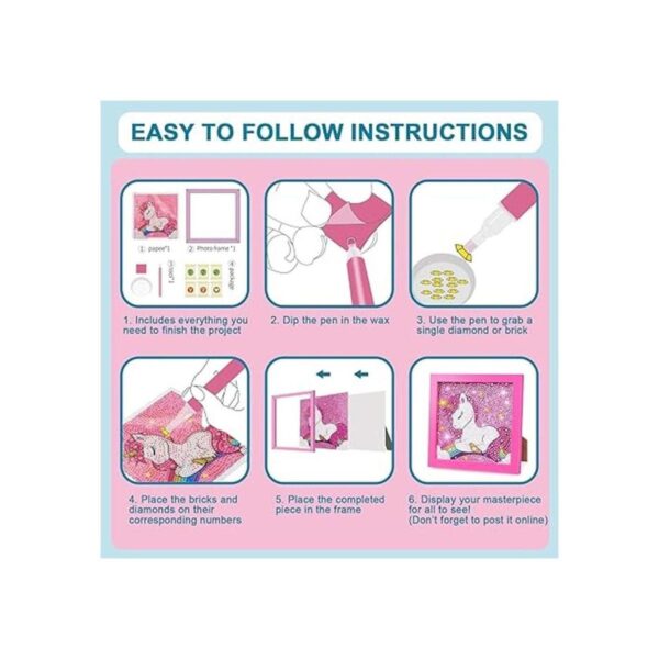 TOY Life Kits de pintura de diamantes 5D para niños con_2