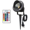 Foco LED de paisaje de color para exteriores 120 V 25 W_1