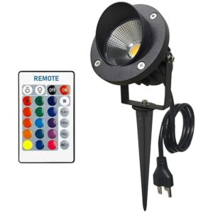 Foco LED de paisaje de color para exteriores 120 V 25 W_1