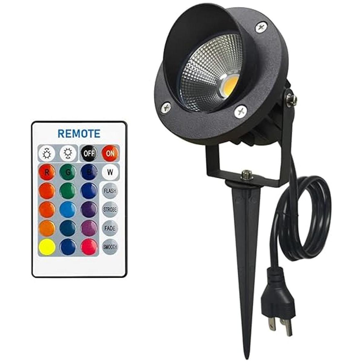 Foco LED de paisaje de color para exteriores 120 V 25 W