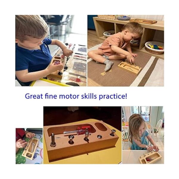TOUHKAN Montessori Juego de destornilladores para niños_2