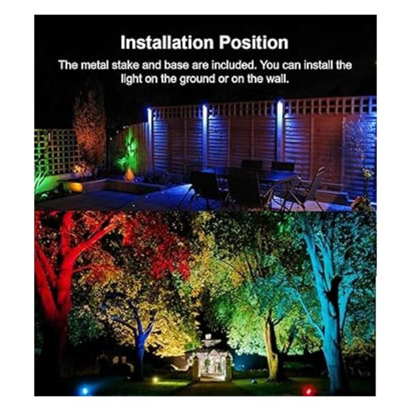 Foco LED que cambia de color para exteriores control_4