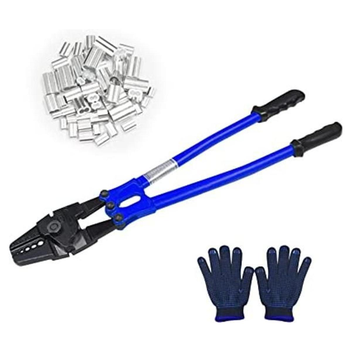 TOUGHER Herramienta de corte de crimpado manual de 24