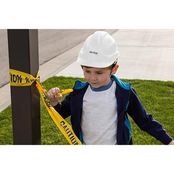 TorxGear Kids Sombrero duro blanco para niños casco de_2