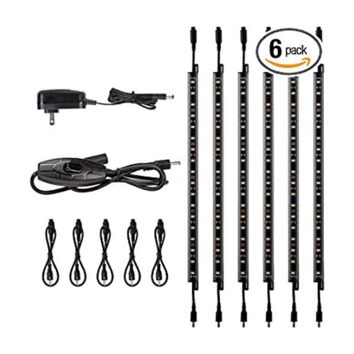 TORCHSTAR kit de iluminación LED segura 6 barras de luz
