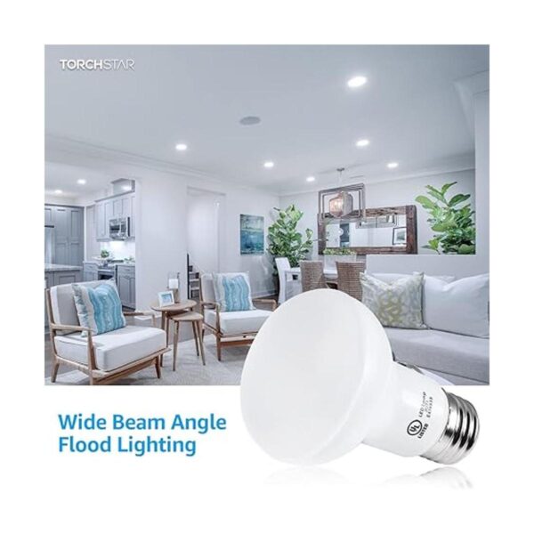 TORCHSTAR Paquete de 8 bombillas LED regulables BR20 7.5_4