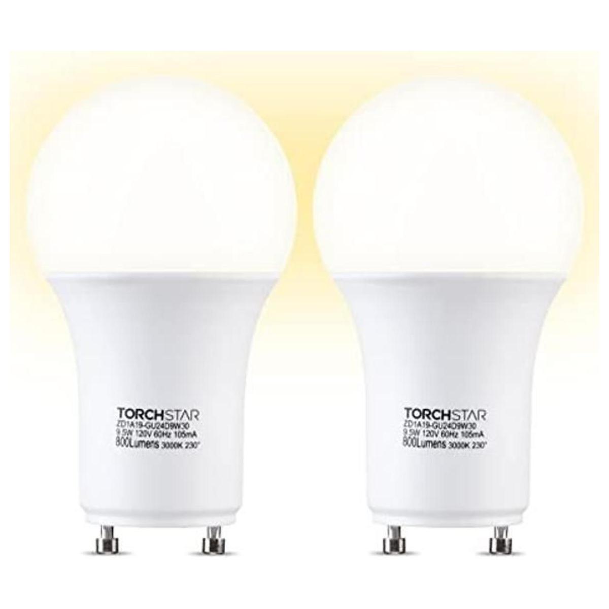 TORCHSTAR Bombilla de base GU24 regulable bombilla LED