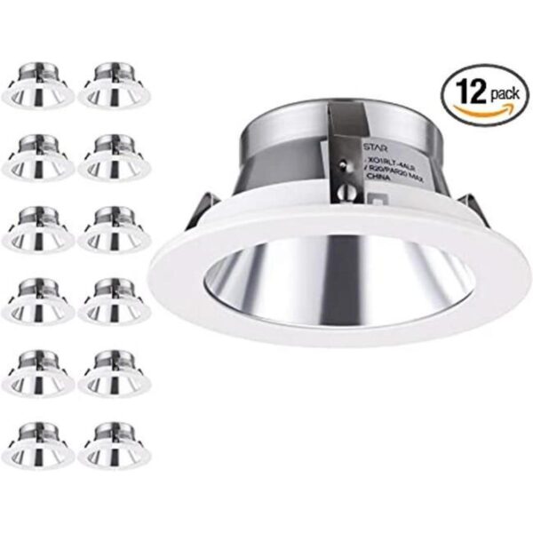 TORCHSTAR Paquete de 12 luces empotradas de 4 pulgadas_1