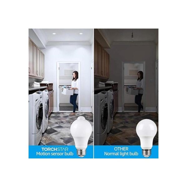 TORCHSTAR Bombilla LED con sensor de movimiento 9 W 60 W_3