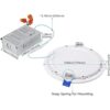 TORCHSTAR Lámpara de techo ultradelgada empotrable de 12_4