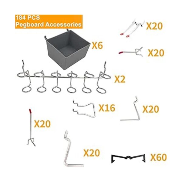 TORACK Kit organizador de accesorios de tablero de