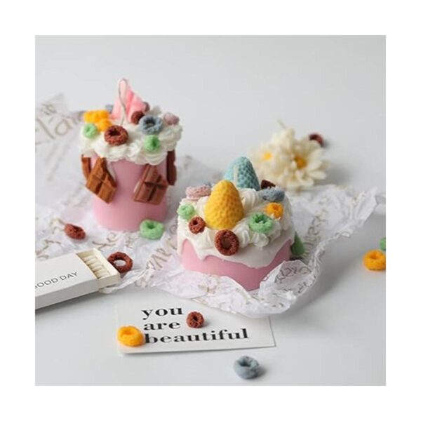TOPYS Paquete de 2 moldes para velas de cuenco de