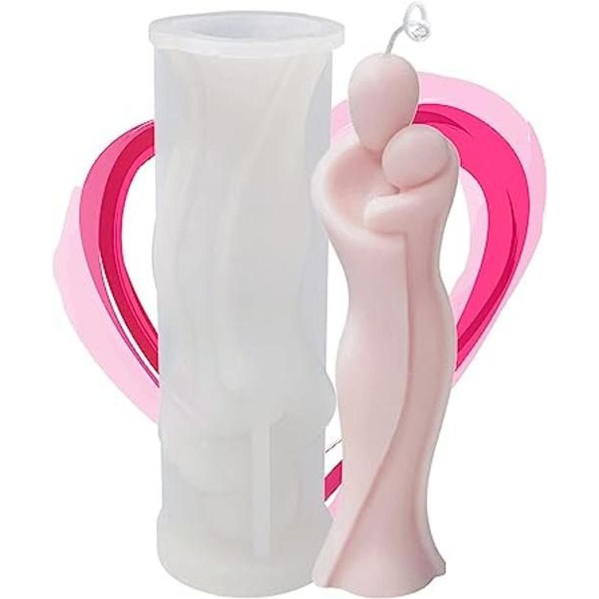 TOPYS Vela perfumada abstracta con cuerpo humano 3D molde