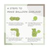 TOPLLON Kit de guirnalda de globos color verde salvia_5